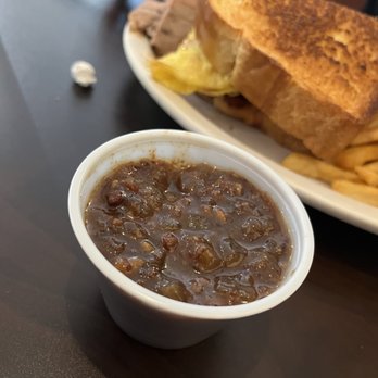 Kristof's Kafe - Side of bacon jam worth $2 - American Near Me - Davie, Florida Kristof's Kafe - Side of bacon jam worth $2 - American Near Me - Davie, Florida