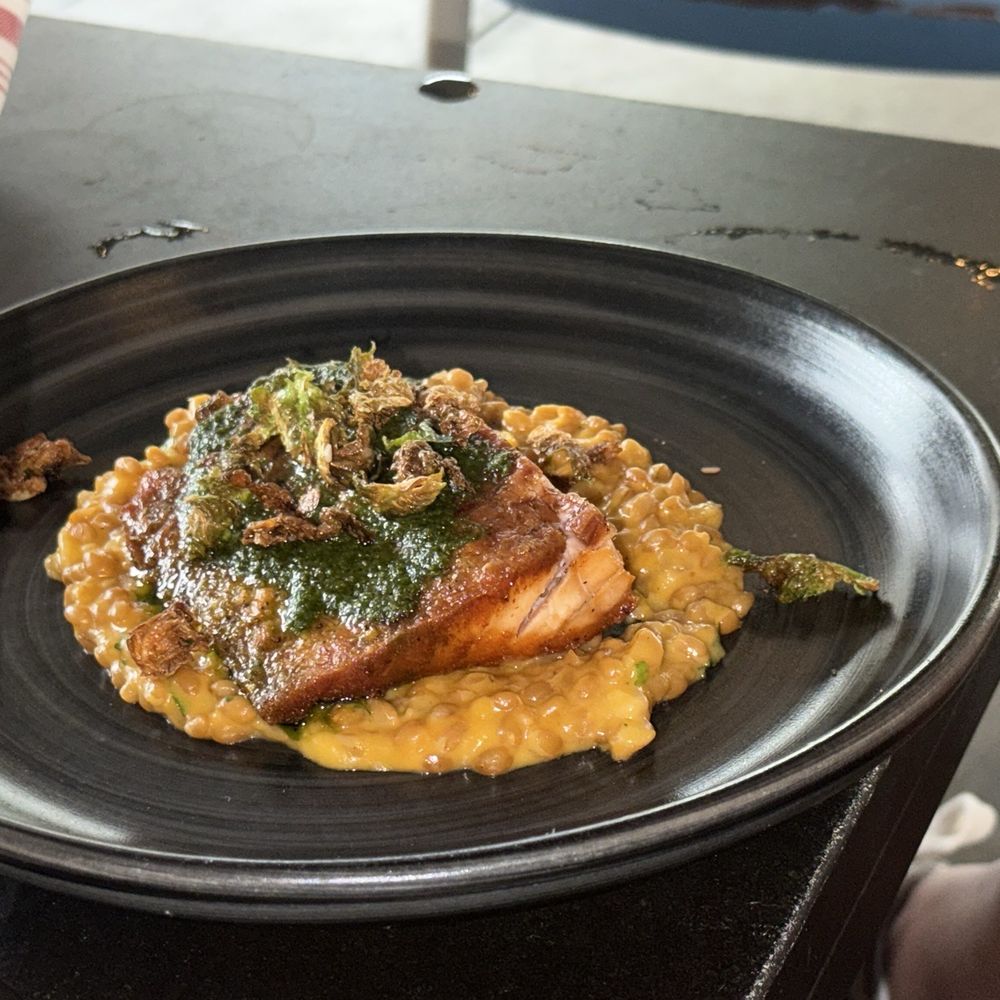 Culinary Dropout - Roasted Salmon* - New American Near Me - Austin, Texas