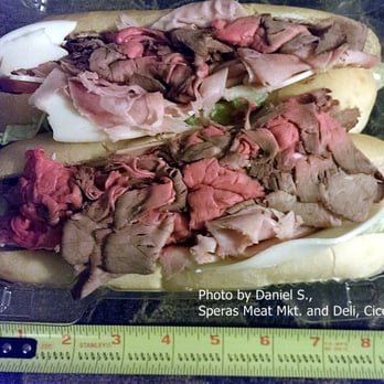 Spera's Meat Deli and Grocery - Whole sub, 16 inch, freshly prepared with Boar's Head brand meat only $6.99. - Grocery Near Me - Cicero, New York Spera's Meat Deli and Grocery - Whole sub, 16 inch, freshly prepared with Boar's Head brand meat only $6.99. - Grocery Near Me - Cicero, New York