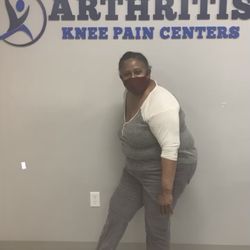 Arthritis Knee Pain Centers - My mom able to flexibly move here leg after her first appointment.
