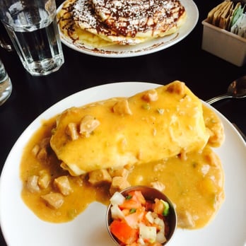 Three Little Griddles - Nutella cakes and Breakfast burrito smothered in green chili. - Breakfast & Brunch Near Me - Aurora, Colorado Three Little Griddles - Nutella cakes and Breakfast burrito smothered in green chili. - Breakfast & Brunch Near Me - Aurora, Colorado