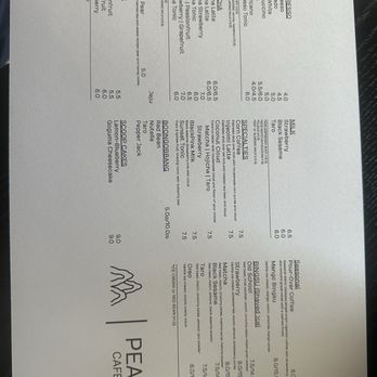 Peak Cafe - Menu - Cafes Near Me - Northridge, California