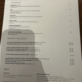 Stokes Adobe - Menu - New American Near Me - Monterey, California