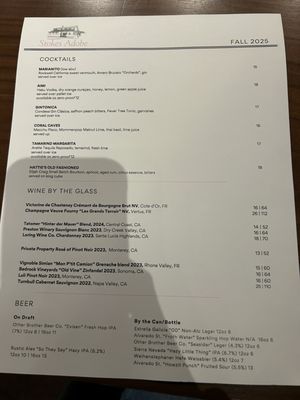 Menu photo 4 Stokes Adobe Monterey, CA