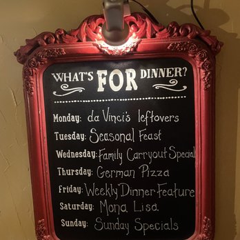 DaVinci's Restaurant - What's for Dinner? Nov. 25, 2022 - Italian Near Me - Williamstown, West Virginia DaVinci's Restaurant - What's for Dinner? Nov. 25, 2022 - Italian Near Me - Williamstown, West Virginia