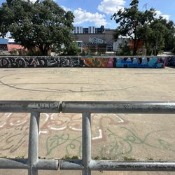 Louisville Extreme Park - Handicap ramp wall. Love graffito.