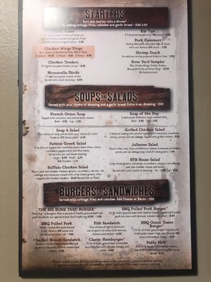 Menu photo 8 The BoneYard Bar-B-Q Dearborn Heights, MI