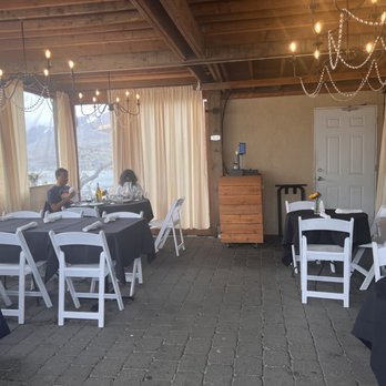 Vin du Lac Winery & Bistro - Covered patio - New American Near Me - Chelan, Washington