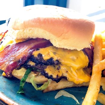 Tavern & Table - Double Double Burger with bacon - New American Near Me - Mt. Pleasant, South Carolina