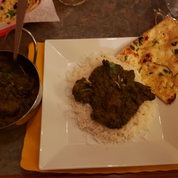 The Punjab - Lamb Saag with Garlic Naan - Indian Near Me - Johnston, Rhode Island The Punjab - Lamb Saag with Garlic Naan - Indian Near Me - Johnston, Rhode Island