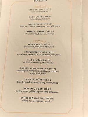 Menu photo 2 The Grace Washington, DC, DC Menu photo 2 The Grace Washington, DC, DC