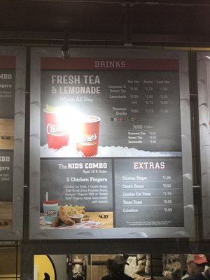 Menu photo 1 Raising Cane's Chicken Fingers Tempe, AZ