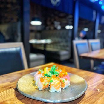 Crazy Rock'N Sushi - Fullerton - Cherry Blossom Roll | IG @moniquedao - Japanese Near Me - Fullerton, California Crazy Rock'N Sushi - Fullerton - Cherry Blossom Roll | IG @moniquedao - Japanese Near Me - Fullerton, California