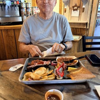 Rustlers BBQ - 2 meats, 2 sides and TX toast. Delicious. - Southern Near Me - Henryetta, Oklahoma Rustlers BBQ - 2 meats, 2 sides and TX toast. Delicious. - Southern Near Me - Henryetta, Oklahoma