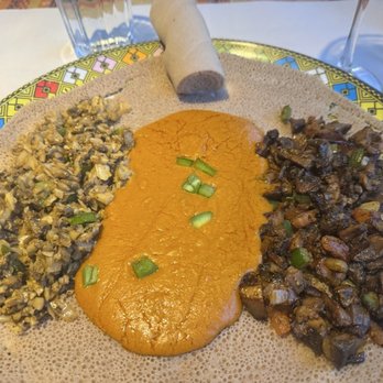 Enjera Restaurant - Veggie Combo - Ethiopian Near Me - Arlington, Virginia Enjera Restaurant - Veggie Combo - Ethiopian Near Me - Arlington, Virginia