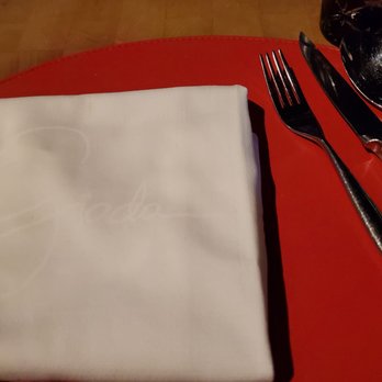GIADA - Giada's name on the napkin - Italian Near Me - Las Vegas, Nevada