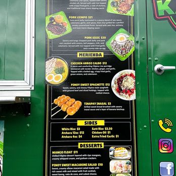 Kaon Ta - Menu - November 2025 - Food Trucks Near Me - Maui, Hawaii