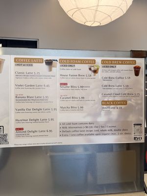 Menu photo 2 Ryo Coffee & Tea Fullerton, CA Menu photo 2 Ryo Coffee & Tea Fullerton, CA