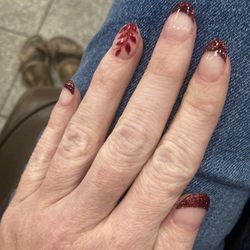VIP Nails & Spa - Pretty and trendy fall details! Love this place. Always happy.