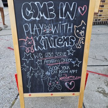 Affogatto - Sign out front. - Coffee & Tea Near Me - Baltimore, Maryland
