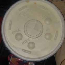 Cook Out - Soda back splash on the lid of my shake