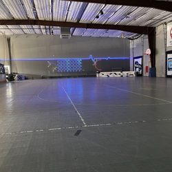 The rink is bigger than I thought!