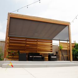 Apollo Retractable Screen & Shade - Backyard Shade