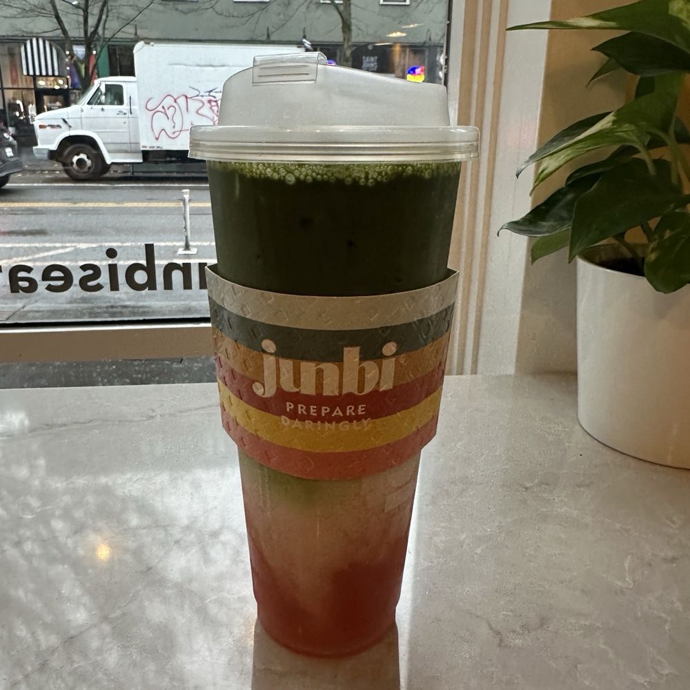 Guava Matcha Latte