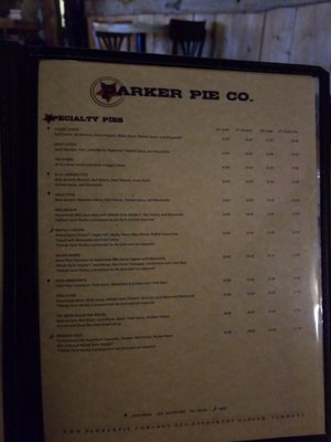 Menu photo 6 Parker Pie Company West Glover, VT Menu photo 6 Parker Pie Company West Glover, VT
