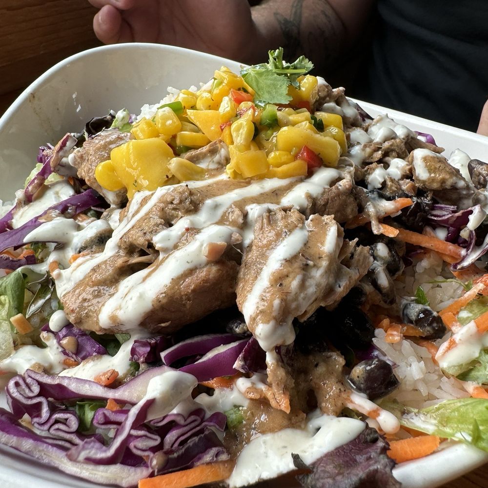 The Take Out - Jerk Chicken Bowl - Salad Near Me - Fayetteville, West Virginia The Take Out - Jerk Chicken Bowl - Salad Near Me - Fayetteville, West Virginia