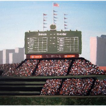Tipsy Paint - Wrigley Field Model - Paint & Sip Near Me - Glenview, Illinois