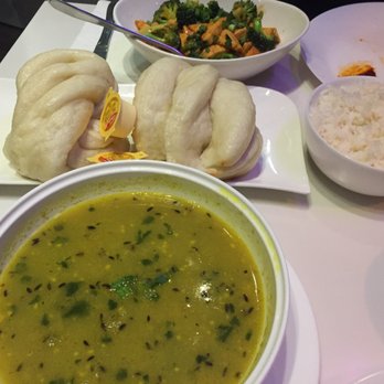 Tibet Kitchen - Large dhal, tingmo's and tofu & broccoli curry w/ rice - Himalayan/Nepalese Near Me - Toronto, Ontario Tibet Kitchen - Large dhal, tingmo's and tofu & broccoli curry w/ rice - Himalayan/Nepalese Near Me - Toronto, Ontario