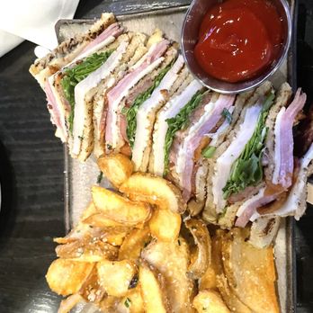 The Battery - Club sandwich and fries - Salad Near Me - Homewood, Alabama The Battery - Club sandwich and fries - Salad Near Me - Homewood, Alabama
