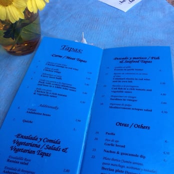 Oscar's - English version on menu - Spanish Near Me - Mijas Pueblo, Massachusetts