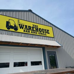The Warehouse Bar & Grill - Sitting on the outside patio