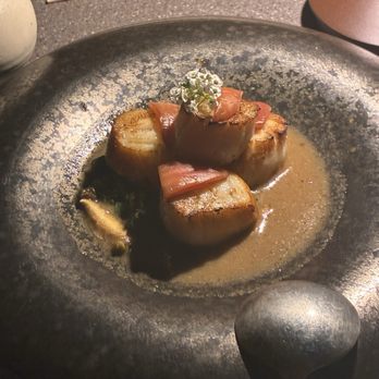 Mizumi - Pan Seared Hokkaido Scallops* - Japanese Near Me - Las Vegas, Nevada Mizumi - Pan Seared Hokkaido Scallops* - Japanese Near Me - Las Vegas, Nevada