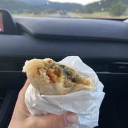 Alpine Air Coffee Hut - Breakfast Burrito (veggie)