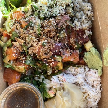 Kamea Poke - Large poke plate, xtra spicy sauce ots - Poke Near Me - Dana Point, California