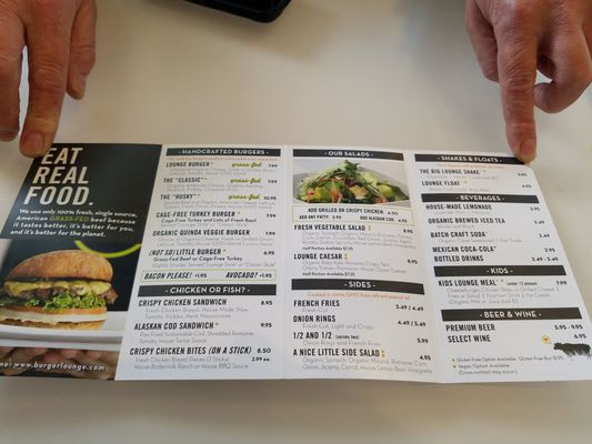 Menu photo 4 Burger Lounge Walnut Creek, CA