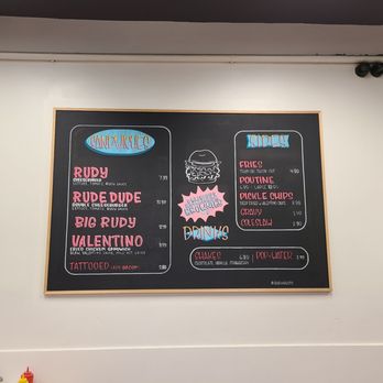 Rudy - Menu - Burgers Near Me - Toronto, Ontario Rudy - Menu - Burgers Near Me - Toronto, Ontario