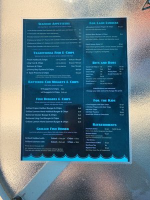 Menu photo 2 Trollers Fish & Chips Nanaimo, BC Menu photo 2 Trollers Fish & Chips Nanaimo, BC