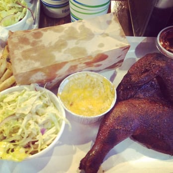 Smoque BBQ - 1/2 chicken with two sides - Barbeque Near Me - Chicago, Illinois Smoque BBQ - 1/2 chicken with two sides - Barbeque Near Me - Chicago, Illinois