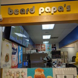 Exterior outside entrance of Beard Papa's Koreatown - Los Angeles, California Exterior outside entrance of Beard Papa's Koreatown - Los Angeles, California