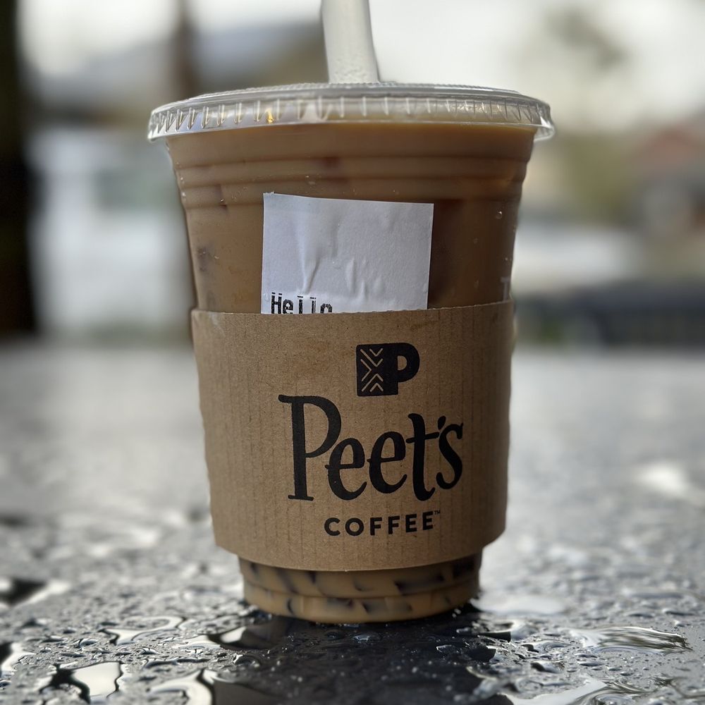 Peet's Coffee - Iced Vanilla Latte with Brown Sugar Jelly IG: @ammysalamii - Coffee & Tea Near Me - Porter Ranch, California Peet's Coffee - Iced Vanilla Latte with Brown Sugar Jelly IG: @ammysalamii - Coffee & Tea Near Me - Porter Ranch, California