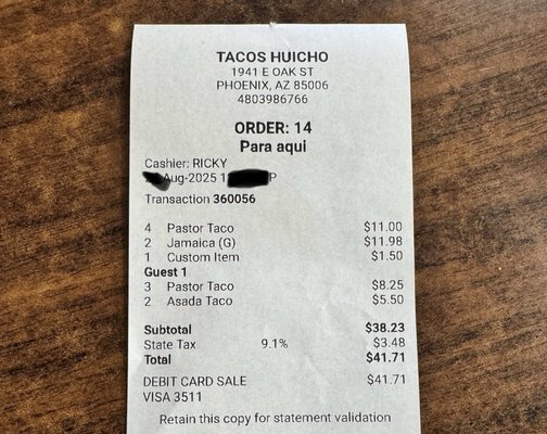 Tacos Huicho by null