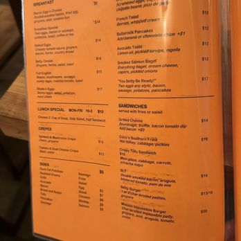 Betty - Menu - New American Near Me - New York, New York