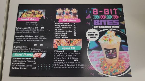 Menu photo 7 8-Bit Bites Brooklyn, NY Menu photo 7 8-Bit Bites Brooklyn, NY