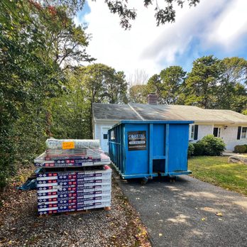 Coastal Waste Management - Supporting a roofing project in Barnstable with a 20-yard dumpster this week. - Dumpster Rental Near Me Coastal Waste Management - Supporting a roofing project in Barnstable with a 20-yard dumpster this week. - Dumpster Rental Near Me