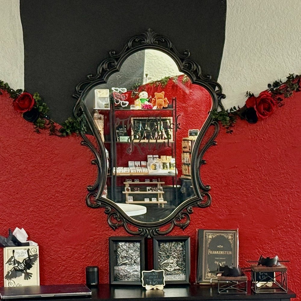 The Black Rabbit - Decorative accents in The Black Rabbit Bookbar - Bookstores Near Me - Clermont, Florida The Black Rabbit - Decorative accents in The Black Rabbit Bookbar - Bookstores Near Me - Clermont, Florida