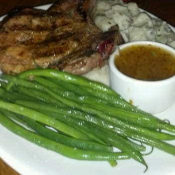 Outback Steakhouse - Pork chop and green beans - Steakhouses Near Me - Colonial Heights, Virginia Outback Steakhouse - Pork chop and green beans - Steakhouses Near Me - Colonial Heights, Virginia